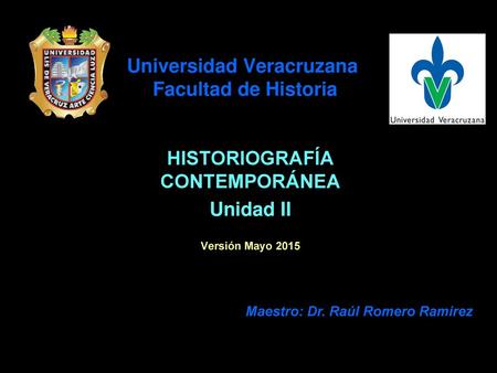 Universidad Veracruzana Facultad de Historia