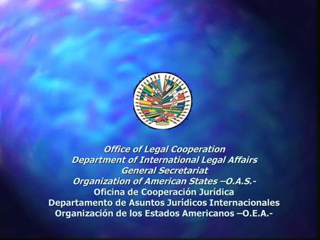 Office of Legal Cooperation Department of International Legal Affairs