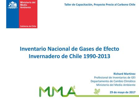 Inventario Nacional de Gases de Efecto Invernadero de Chile