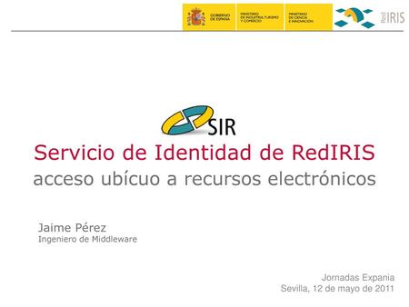 Servicio de Identidad de RedIRIS