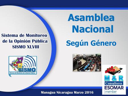 Asamblea Nacional Según Género.