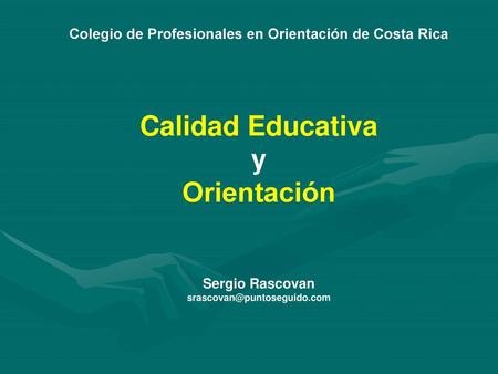 Colegio de Profesionales en Orientación de Costa Rica