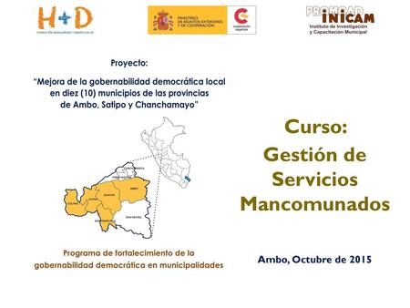 Gestión de Servicios Mancomunados