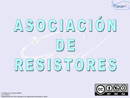 ASOCIACIÓN DE RESISTORES.