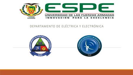 Departamento de eléctrica y electrónica