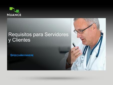 Requisitos para Servidores y Clientes