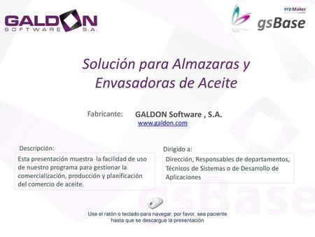 Solución para Almazaras y Envasadoras de Aceite