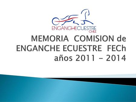 MEMORIA COMISION de ENGANCHE ECUESTRE FECh años