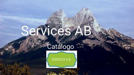 Services AB Catálogo.