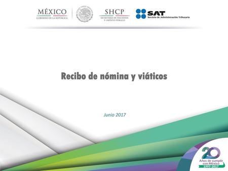 Recibo de nómina y viáticos