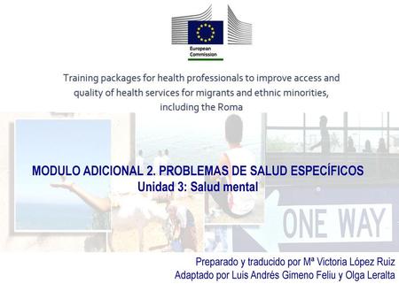 MODULO ADICIONAL 2. PROBLEMAS DE SALUD ESPECÍFICOS