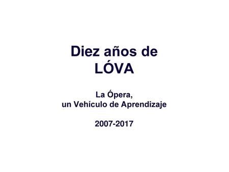 un Vehículo de Aprendizaje