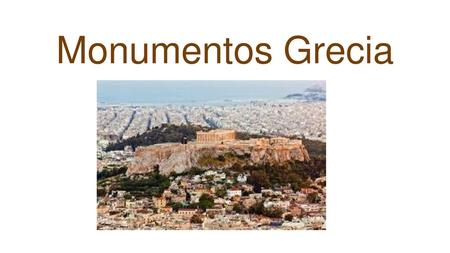 Monumentos Grecia.