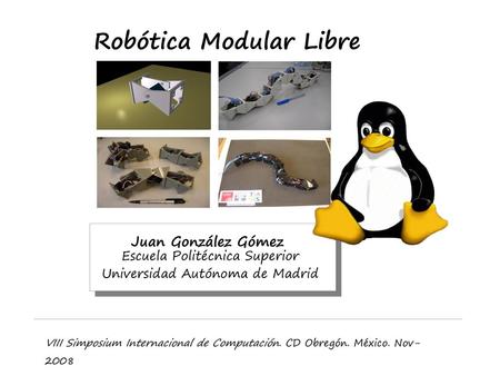 Robótica Modular Libre