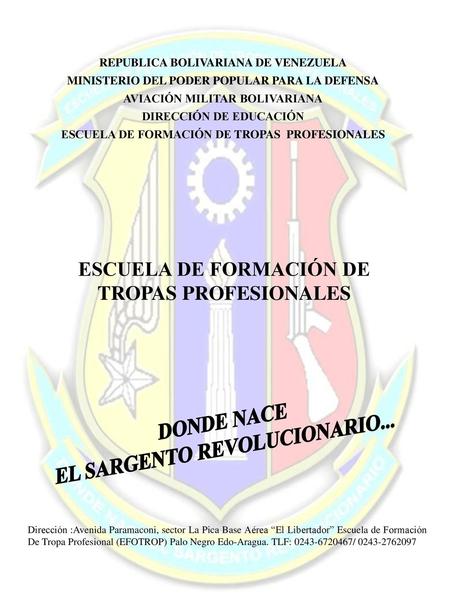 DONDE NACE EL SARGENTO REVOLUCIONARIO...