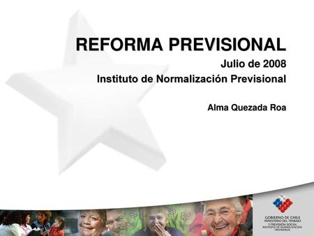 REFORMA PREVISIONAL Julio de 2008