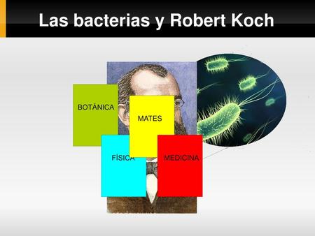 Las bacterias y Robert Koch