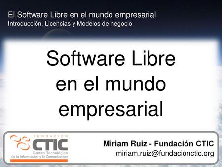 Software Libre en el mundo empresarial