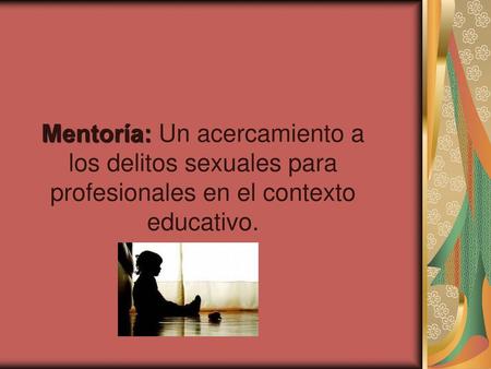 Agresor sexual: Tipología Estudio de Agresor adolescente en Chile