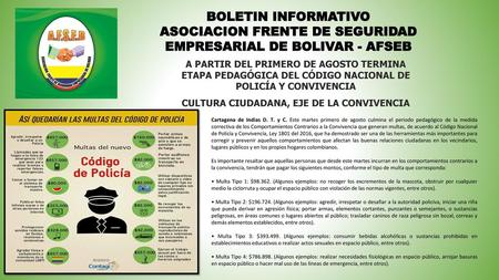 ASOCIACION FRENTE DE SEGURIDAD EMPRESARIAL DE BOLIVAR - AFSEB