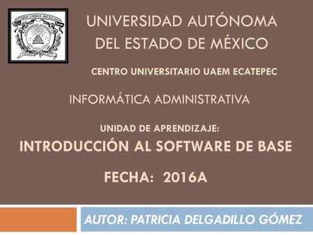 Universidad autónoma del estado de México