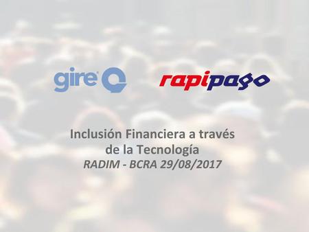Inclusión Financiera a través de la Tecnología