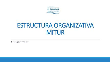 ESTRUCTURA ORGANIZATIVA MITUR