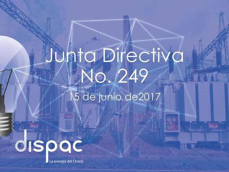 Junta Directiva No. 249 15 de junio de2017.