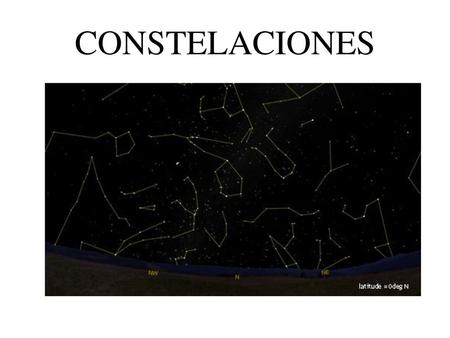 CONSTELACIONES.