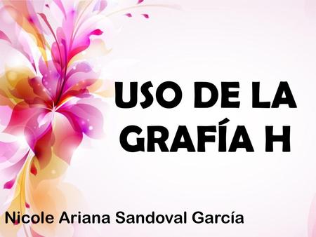 Nicole Ariana Sandoval García
