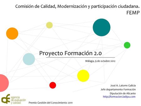 Comisión de Calidad, Modernización y participación ciudadana. FEMP