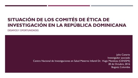 Desafios y oportunidades