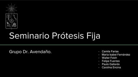 Seminario Prótesis Fija