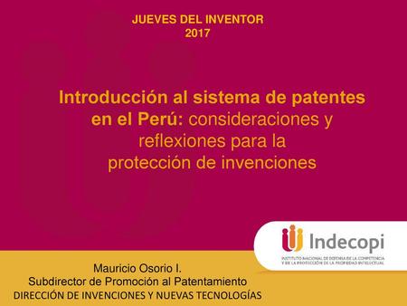 protección de invenciones