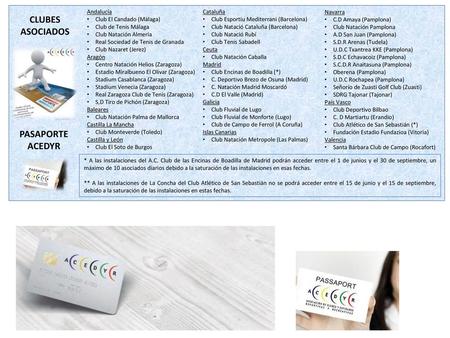 CLUBES ASOCIADOS PASAPORTE ACEDYR