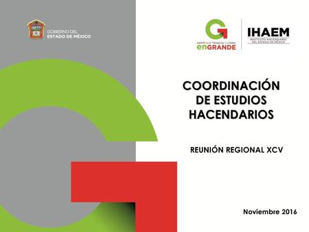 COORDINACIÓN DE ESTUDIOS HACENDARIOS