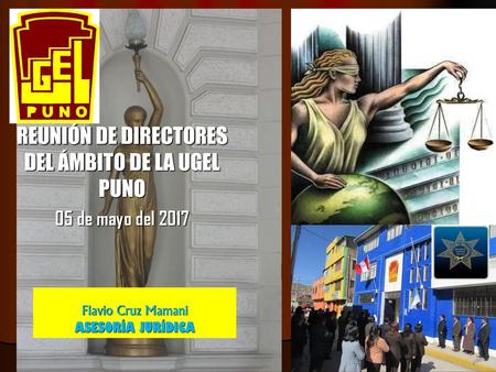 Flavio Cruz Mamani ASESORÍA JURÍDICA