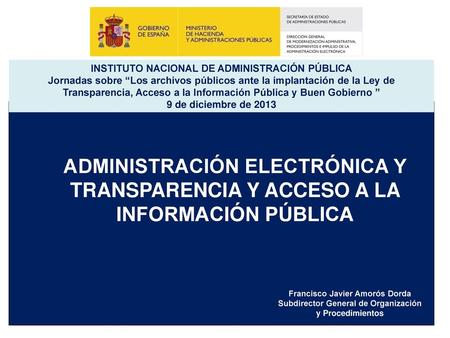 INSTITUTO NACIONAL DE ADMINISTRACIÓN PÚBLICA