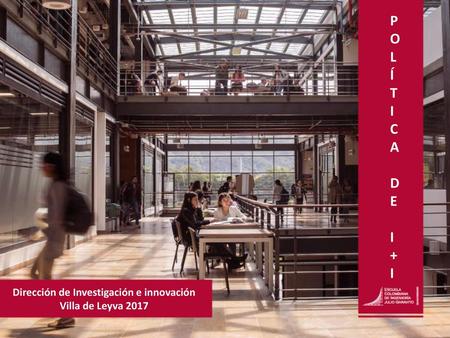 Dirección de Investigación e innovación