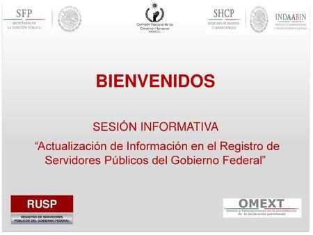 REGISTRO DE SERVIDORES PÚBLICOS DEL GOBIERNO FEDERAL