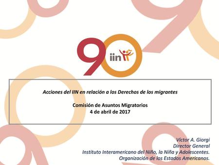 Acciones del IIN en relación a los Derechos de los migrantes
