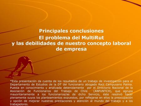 Principales conclusiones
