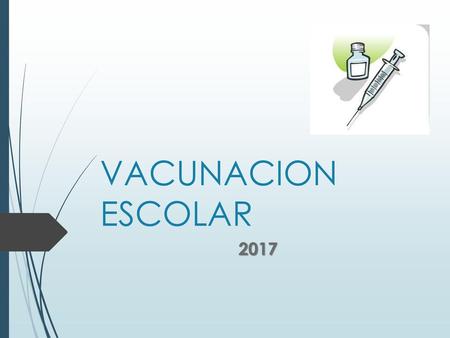 VACUNACION ESCOLAR 2017.