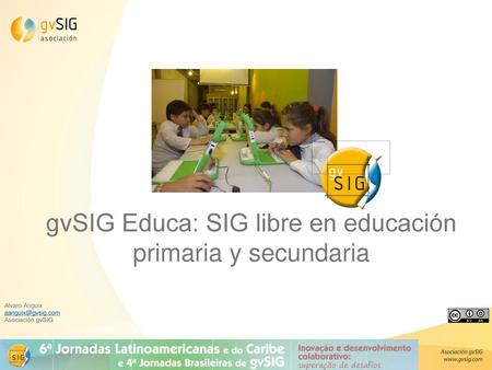 gvSIG Educa: SIG libre en educación primaria y secundaria
