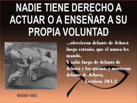 TEMA: COSAS QUE SE PROHIBEN.