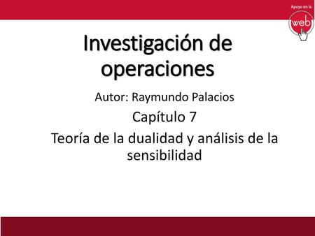 Investigación de operaciones