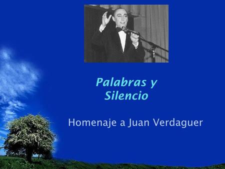 Homenaje a Juan Verdaguer