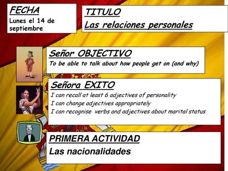 Las relaciones personales