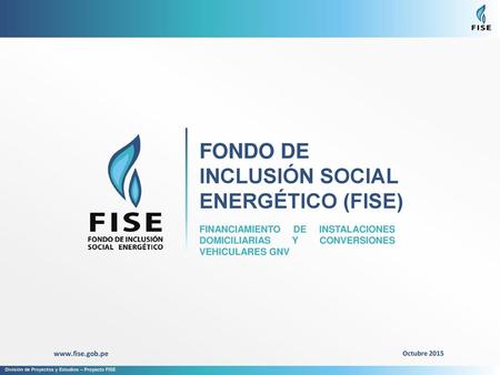 FONDO DE INCLUSIÓN SOCIAL ENERGÉTICO (FISE)