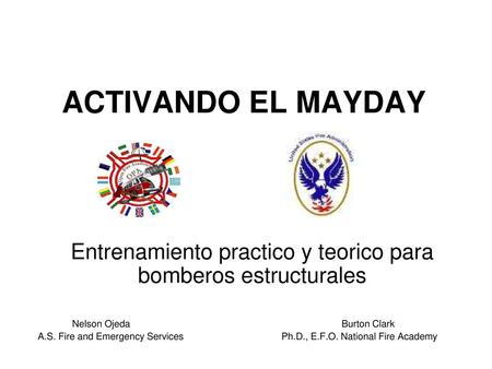 Entrenamiento practico y teorico para bomberos estructurales